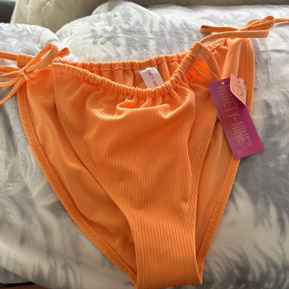 Ninety-Nine Orange Side tie Bikini Bottom XL